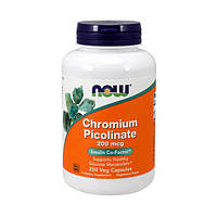 Хром піколінат Now Foods Chromium Picolinate 200 mcg 250 caps