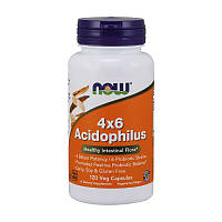 Пробиотик Now Foods 4x6 Acidophilus 120 veg caps