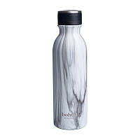 Бутылка для воды и напитков металлическая SmartShake Bohtal Insulated Flask White Marble 600 ml