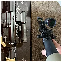Комплект! Приціл коліматорний з магніфером HOLOSUN HS503CU & HM3X