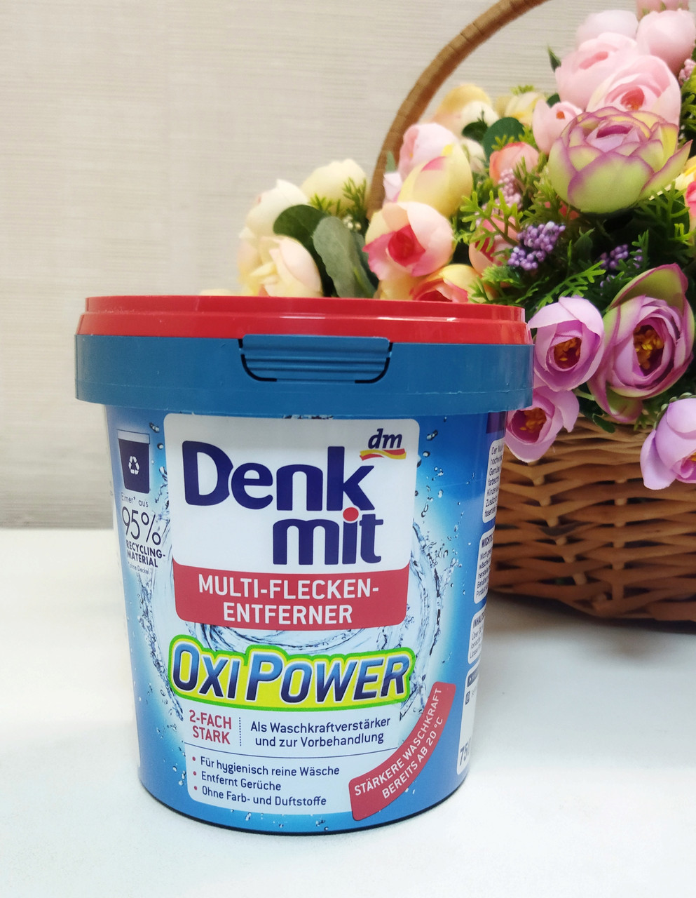 Засіб для виведення плям Denkmit Oxi Power 750 г, фото 1