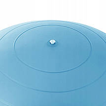 М'яч для фітнесу (фітбол) Springos 55 см Anti-Burst FB0006 Sky Blue Poland, фото 5