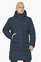 Braggart Dress Code 51801| Зимняя темно-синяя длинная мужская куртка