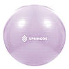 М'яч для фітнесу (фітбол) Springos 65 см Anti-Burst FB0011 Violet Poland, фото 7