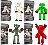 Стикботи Монстри 4 різновиди в асортименті, у капсулі 1 шт. Ігровий набір Stikbot для знімання мультиків, ціна за 1 шт., фото 2