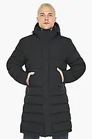 Braggart Dress Code 51801 | Зимняя длинная мужская куртка черного цвета