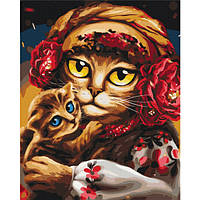 Картина за номерами - Сім'я котиків ©Маріанна Пащук (BS53117), 40*50см без коробки