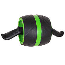 Ролик (колесо) для преса зі зворотним механізмом Springos AB Wheel FA5010 Black/Green Poland, фото 2