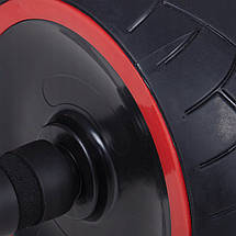 Ролик (колесо) для преса Springos AB Wheel FA5020 Black/Red Poland, фото 5