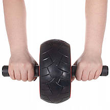 Ролик (колесо) для преса Springos AB Wheel FA5020 Black/Red Poland, фото 6