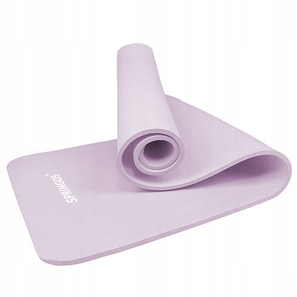 Килимок (мат) для йоги та фітнесу Springos NBR 1 см YG0038 Purple Poland, фото 1