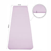 Килимок (мат) для йоги та фітнесу Springos NBR 1 см YG0038 Purple Poland, фото 4