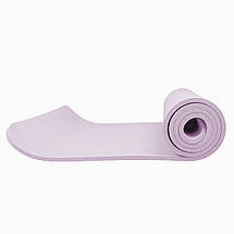 Килимок (мат) для йоги та фітнесу Springos NBR 1 см YG0038 Purple Poland, фото 6