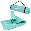 Килимок (мат) для йоги та фітнесу Springos NBR 1 см YG0031 Mint Poland, фото 8