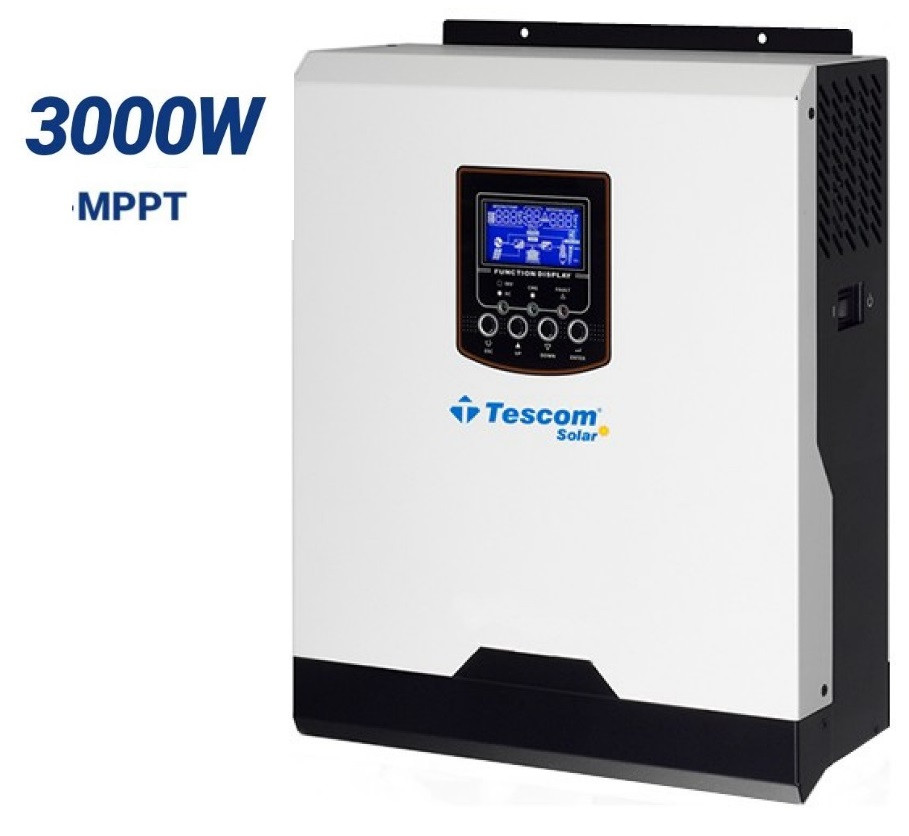 Джерело безперебійного живлення Tescom 3кВт 24V MPPT інвертор /чиста синусоїда, зарядний пристрій