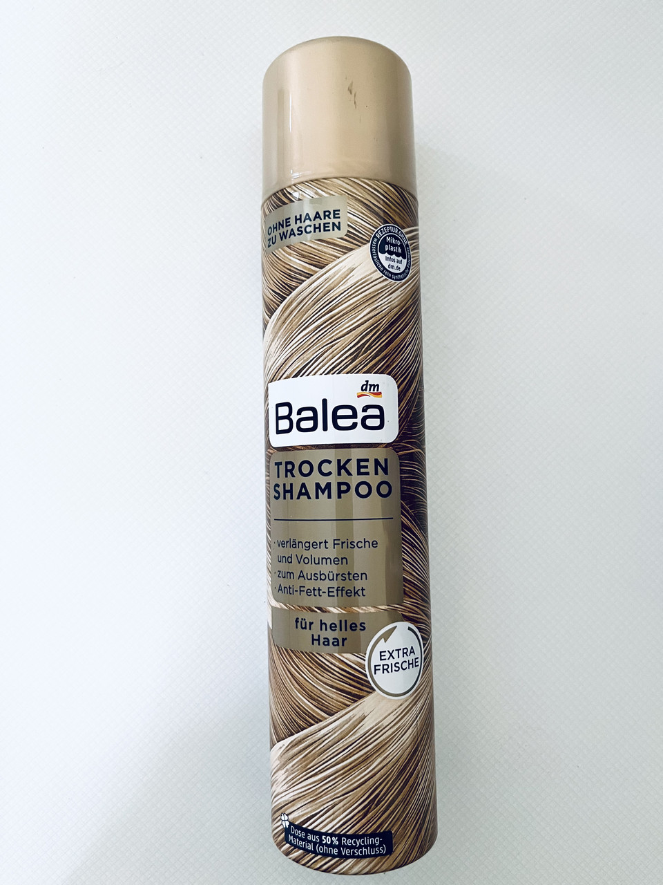 Сухий спрей-шампунь для світлого волосся Balea Trockenshampoo für Helles Haar, 200 мл