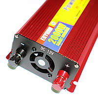 Перетворювач напруги 12V на 220V 2000W Red потужний автомобільний інвертор Power Inverter, фото 6