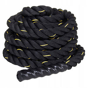 Канат для кросфіту Springos Battle Rope 9 м FA0104 Poland