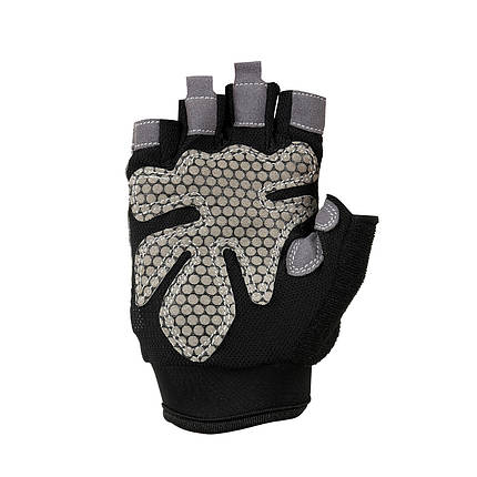 Рукавиці для фітнесу Majestic Sport M-SFG-G-S (S) Black/Grey Poland, фото 3