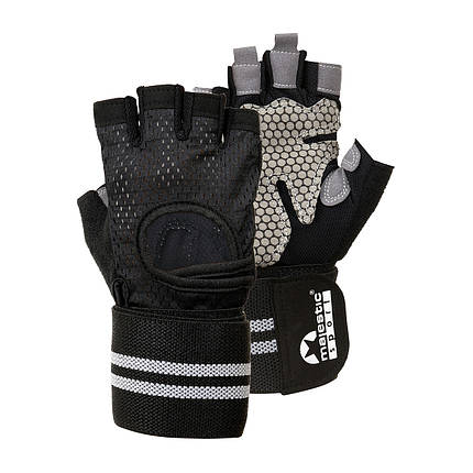 Перчатки для фитнеса Majestic Sport M-LFG-G-L (L) Black Poland, фото 1