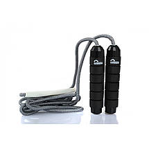 Скакалка гімнастична Majestic Sport Jump Rope GVB6022/GREY Poland, фото 5