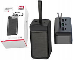 Павербанк XO-PR160 80000mAh з швидкою зарядкою PD/QC, фонарик, дисплей|3USB/Type-C, PD/QC, 5A/22,5W