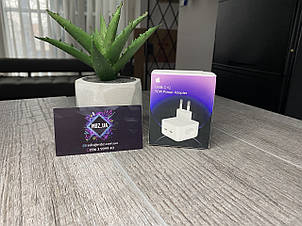 Блок USB-C+C 50W для iPhone, швидка зарядка Power Adapter, фото 2