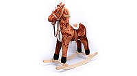 Гойдалка для дітей Конячка дитячий коник гойдалка на батарейках музична конячка гойдалки для дітей