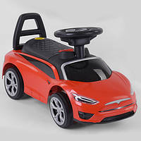 Машинка-каталка Толокар Тесла, Красный, багажник, русская озвучка, JOY 61808