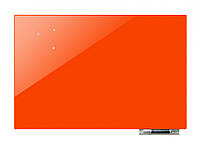 Доска магнитно-маркерная стеклянная GL100150, 100x150 Оранжевый