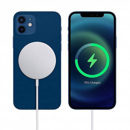 Бездротовий зарядний пристрій для iPhone MagSafe Charger 15W Type-C White, фото 1