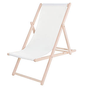 Шезлонг (крісло-лежак) дерев'яний для пляжу, тераси та саду Springos DC0010 OXFORD33 Poland