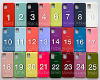 Чохол Silicone Case Full (AAA) для Samsung Galaxy M21 (SM-M215) / M30s (SM-M307) 2 Мятный/Mint