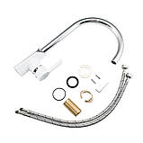 Змішувач для кухні GAPPO G4003-8, білий/хром, фото 3