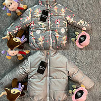 Двухсторонняя детская курточка для девочки