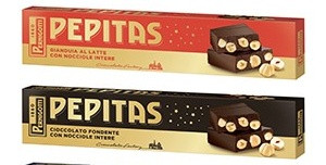 Pernigotti Pepitas з цілим лісовим горіхом, 250 г