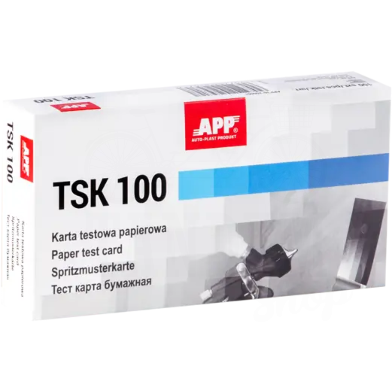 Тест-карта паперова APP TSK 100, 100 шт Упаковка, фото 1