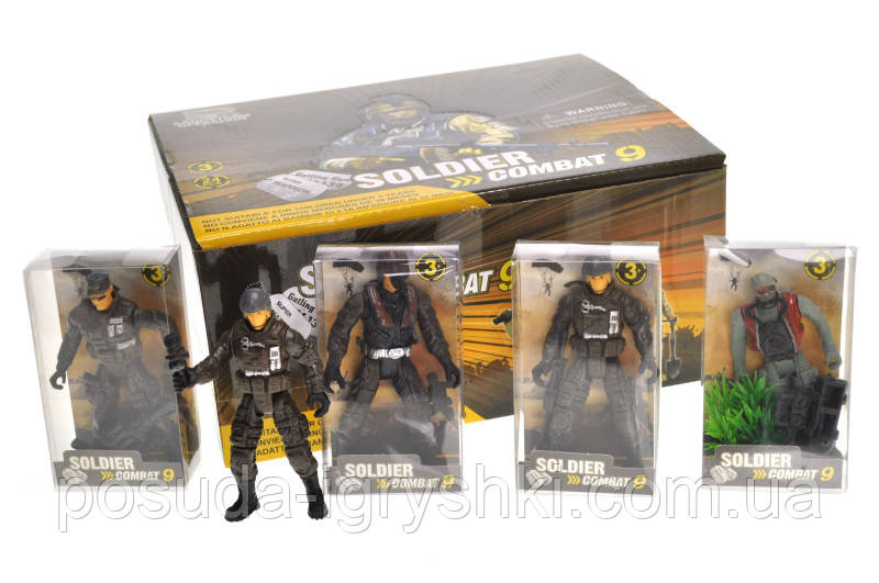 Військовий набір "Фігурка солдат" 81-50A р.24,7*11*20,3см, фото 1