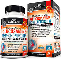 BioSchwartz Glucosamine MSM + Chondroitin with Patented Fruitex-B 90 капсул