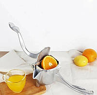 Ручная соковыжималка - пресс для фруктов и цитрусовых Hand Juicer металлическая с зажимом