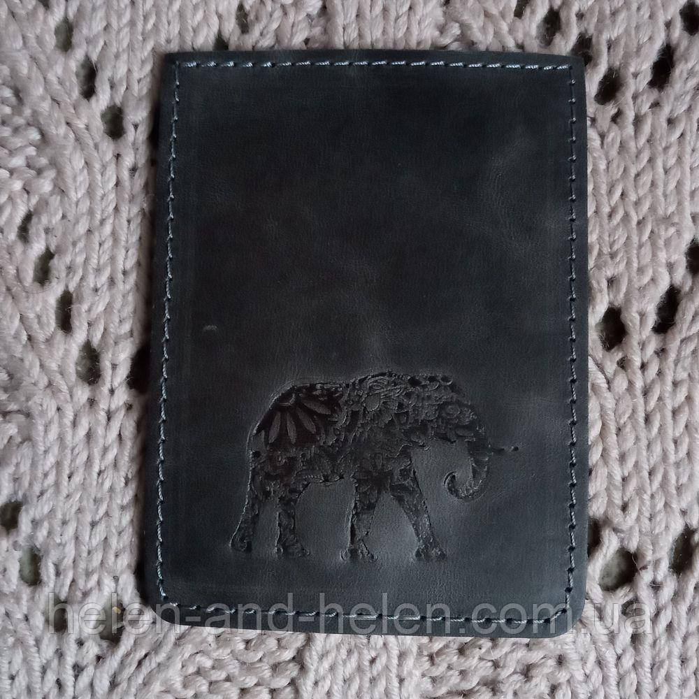 Клапан малий із тисненням "Слон". Цвет "Серый", фото 1