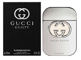 Жіночі парфуми Gucci Guilty Platinum Edition (Гуччі Гілті Платінум Едішн) Туалетна вода 75 ml/мл ліцензія