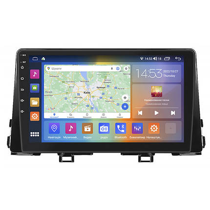 Штатна магнітола Lesko для Kia Picanto III 2017-2021 IPS 9" 4/64 Gb CarPlay 4G Wi-Fi GPS Prime 1280х720 Кіа, фото 1