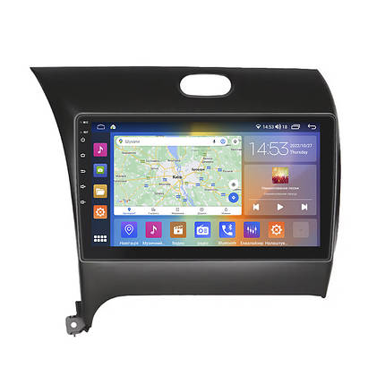 Магнітола Lesko для Kia Cerato III 2013-2016 IPS 9" 4/64 Gb CarPlay 4G GPS Prime Кіа Церато Активне охолодження, фото 1