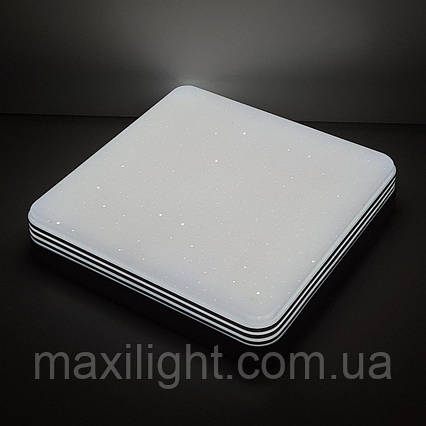 Світильник світлодіодний Biom BYS-02-18-5 18w квадратний 5000К, фото 1