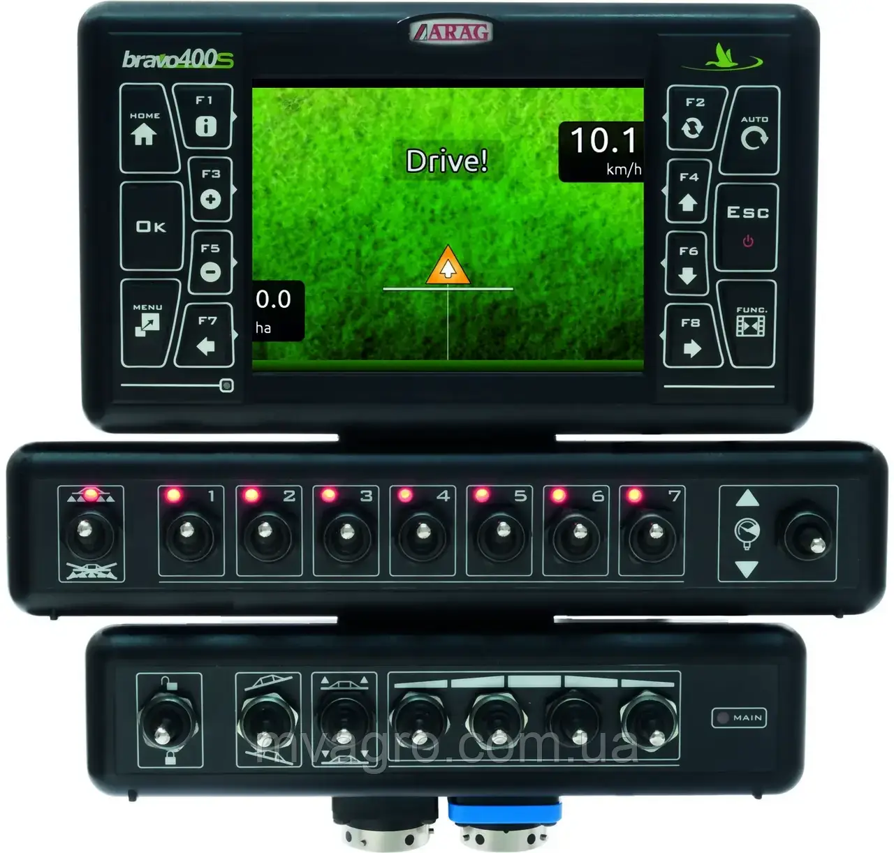 Комп'ютер на обприскувач BRAVO-400S з інтегрованим GPS навігатором, фото 1