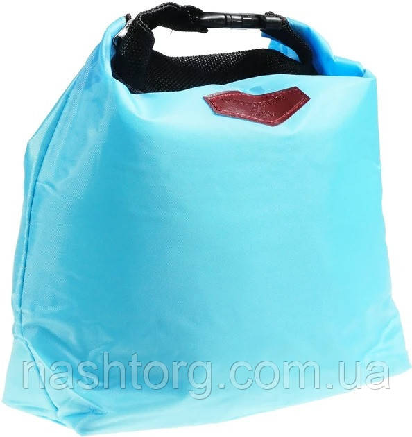 Термосумка для еды "Uniour Dereve" Голубая, сумка холодильник маленькая для обеда (сумка термос) (NT) - фото 6 - id-p1755868639