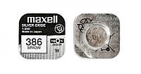 Серебряно-оксидная батарейка Maxell "таблетка" SR43W 1шт/уп