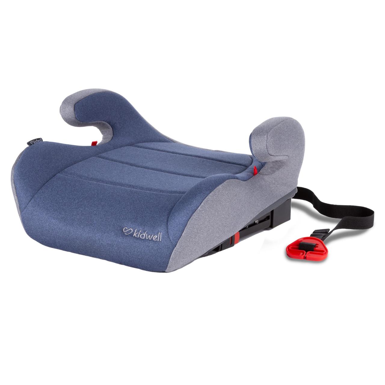 Бустер Kidwell BAXTER Isofix 15-36 кг Синій, з анатомічним профілем та миючою оббивкою, фото 1