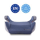 Бустер Kidwell BAXTER Isofix 15-36 кг Синій, з анатомічним профілем та миючою оббивкою, фото 5